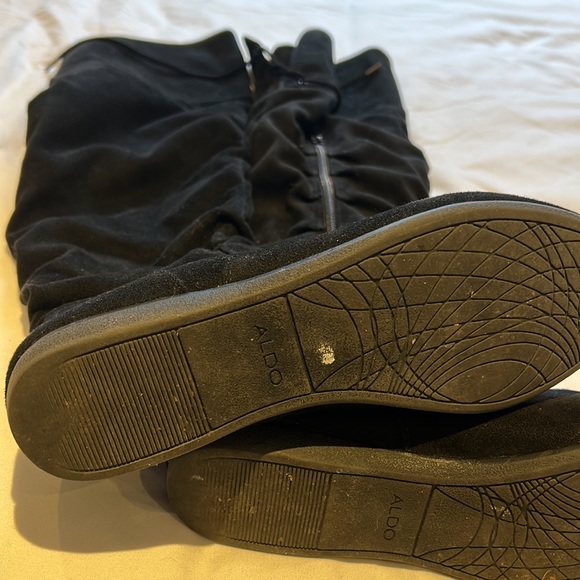 Aldo over the knee suede boots with tie behind knee - Picture 2 of 3